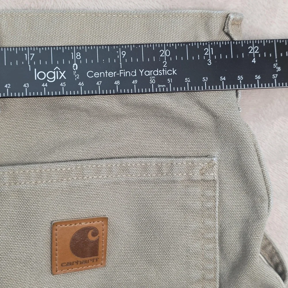 Carhartt‎ Pants Mens 44x30 Tan B11 Loose Original Fit Canvas Workwear Dungaree